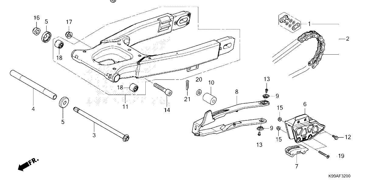 Diagrama de SWINGARM