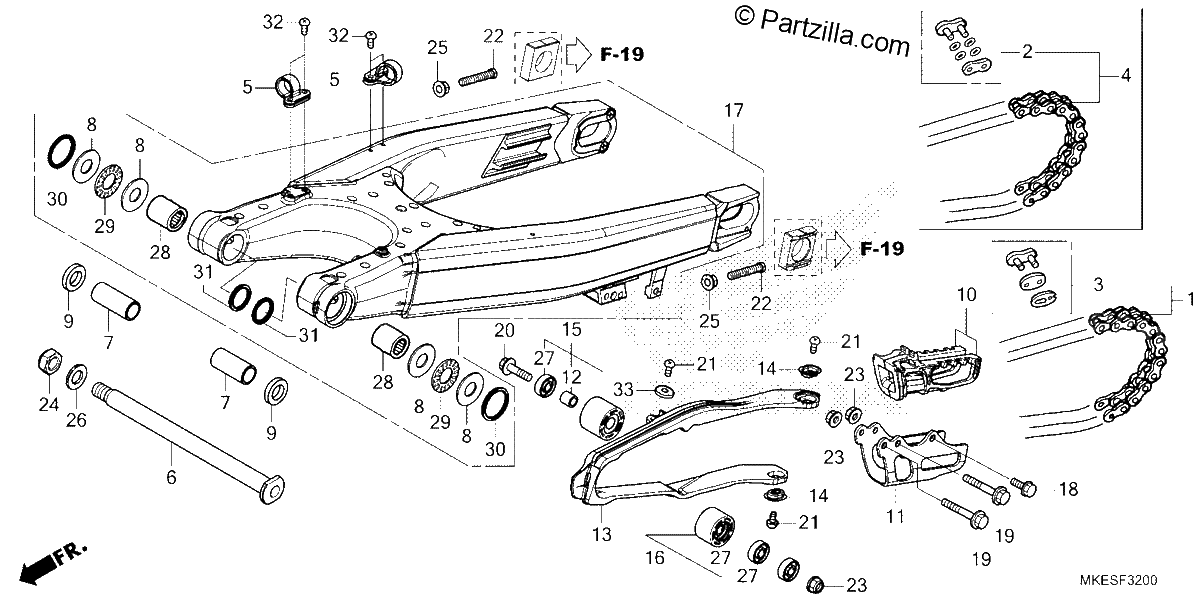 Diagrama de SWINGARM
