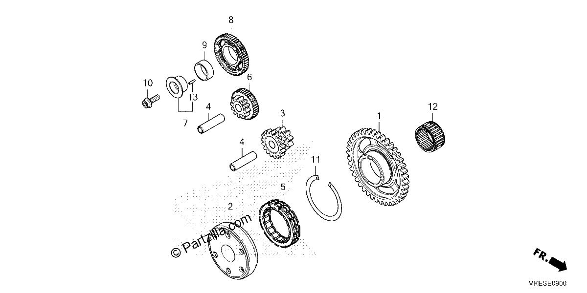 Diagrama de STARTING CLUTCH