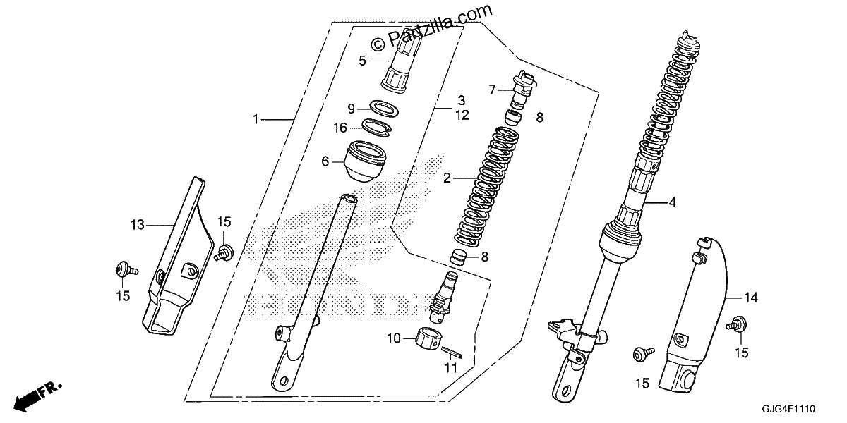 Diagrama de FRONT CUSHION