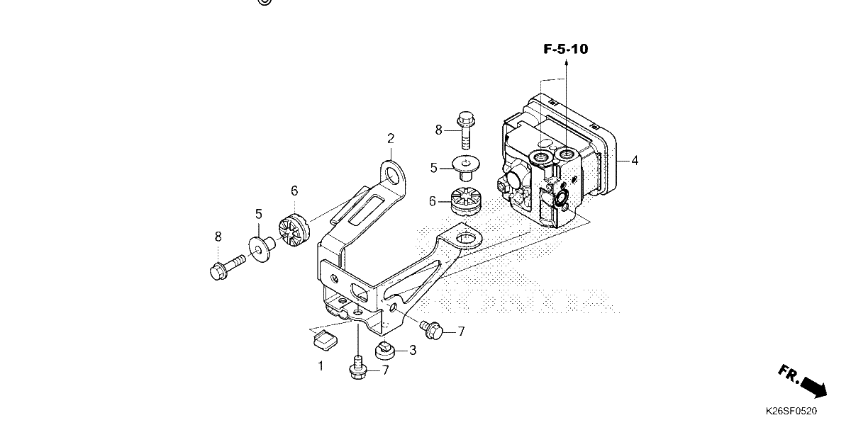 Diagrama de ABS MODULATOR