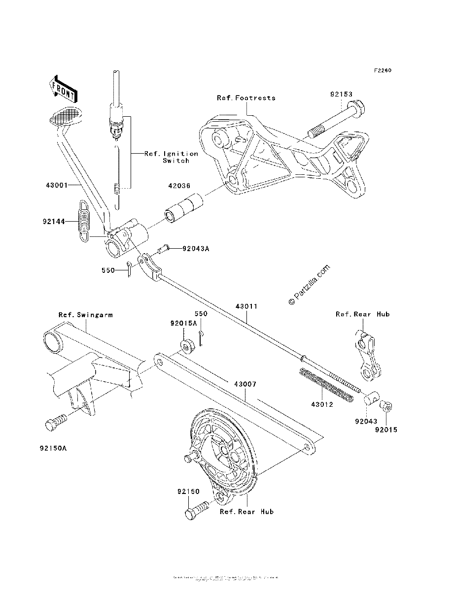 Diagrama de BRAKE PEDAL
