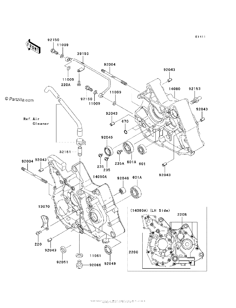 Diagrama de CRANKCASE