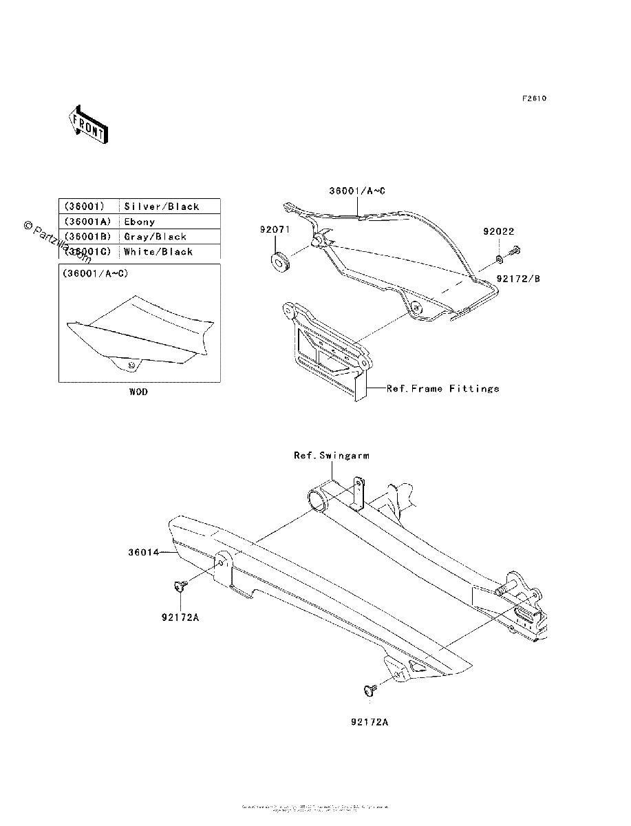 Diagrama de SIDE COVERS CHAIN COVER