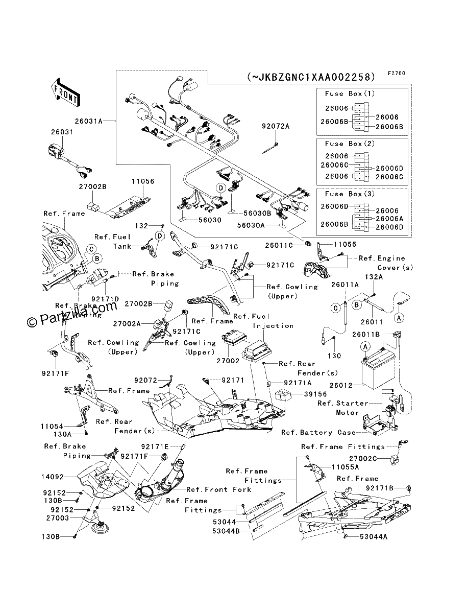 Diagrama de CHASSIS ELECTRICAL EQUIPMENT 2