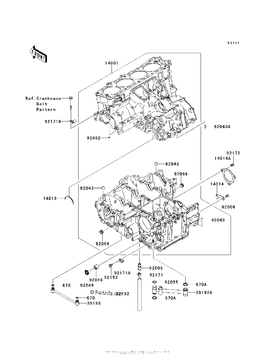 Diagrama de CRANKCASE