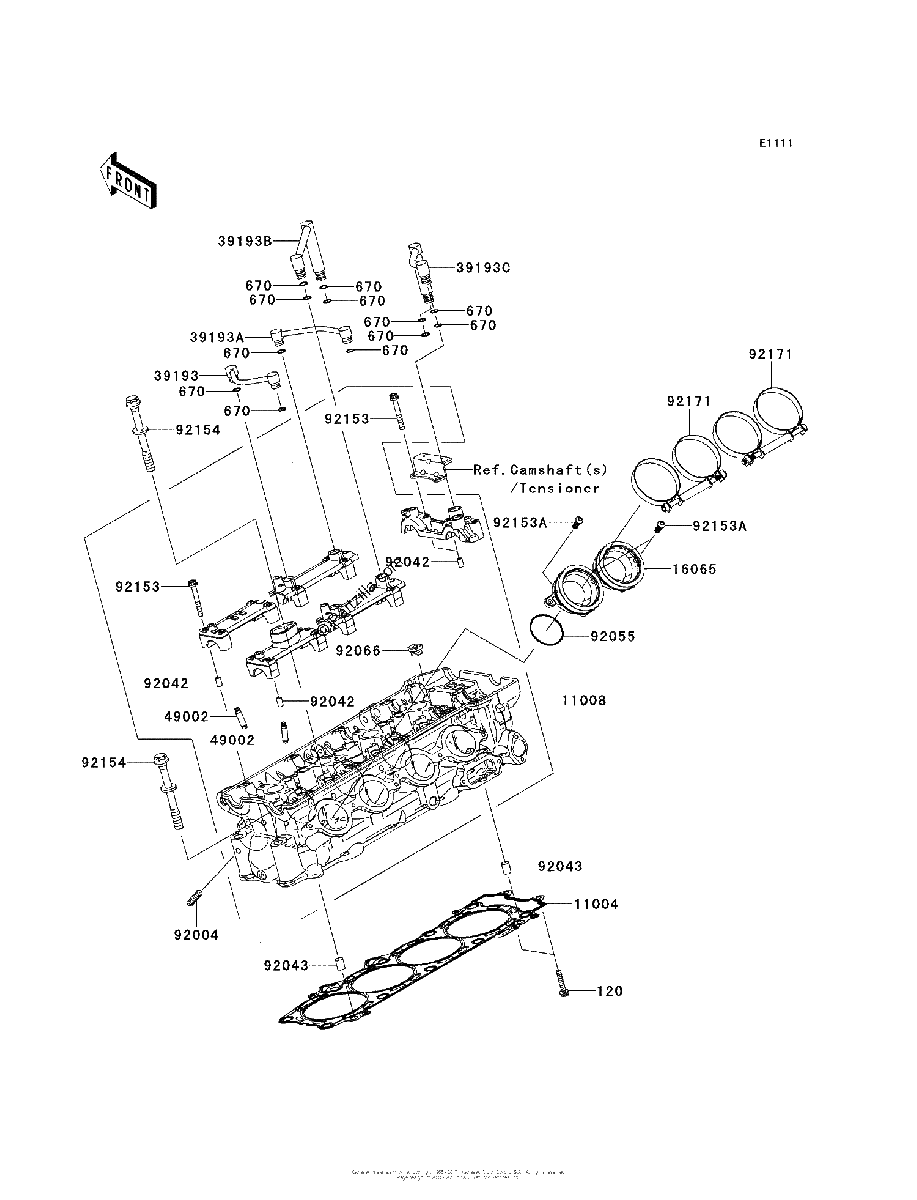 Diagrama de CYLINDER HEAD