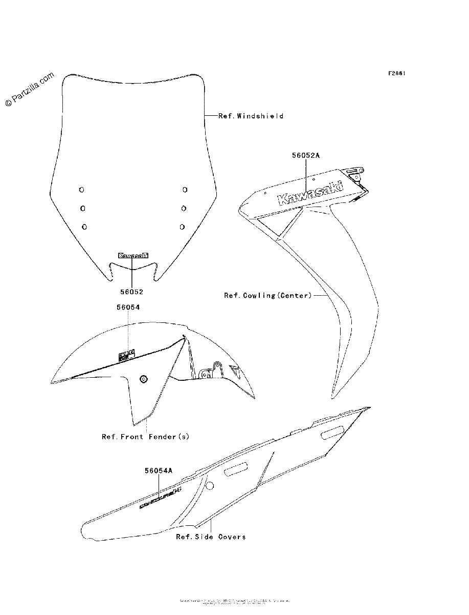 Diagrama de DECALS BLUE CAF