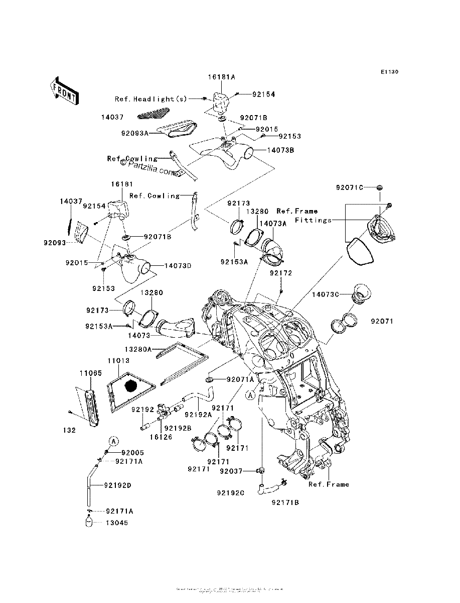 Diagrama de AIR CLEANER