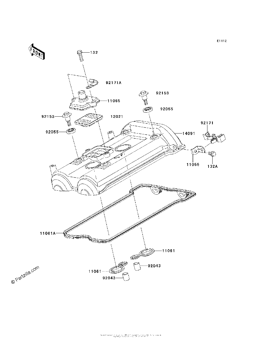 Diagrama de CYLINDER HEAD COVER