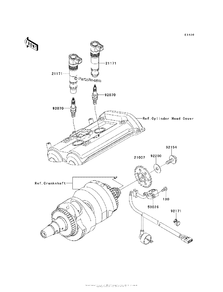 Diagrama de IGNITION SYSTEM