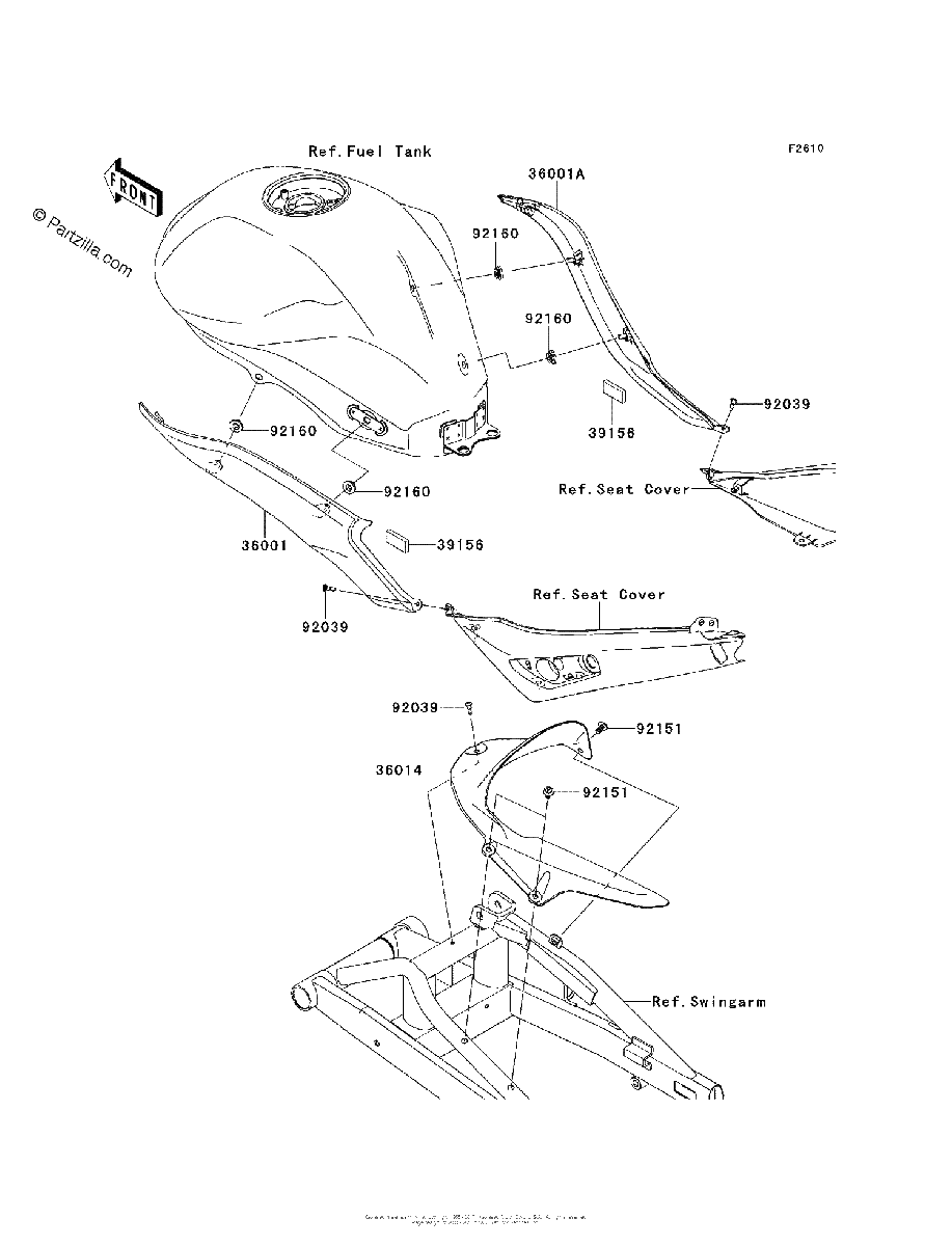 Diagrama de SIDE COVERS CHAIN COVER