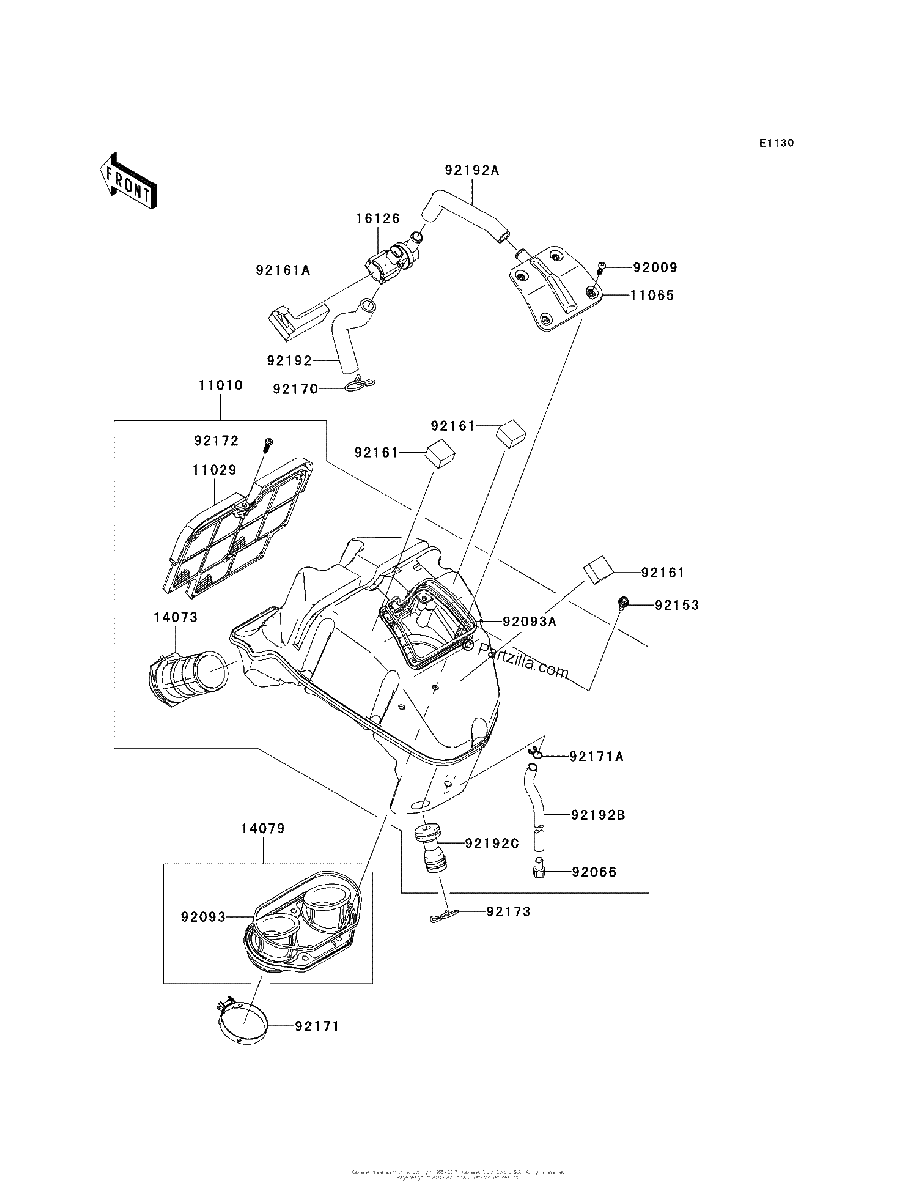 Diagrama de AIR CLEANER