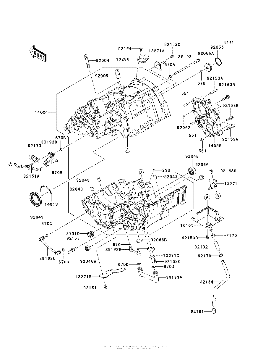 Diagrama de CRANKCASE
