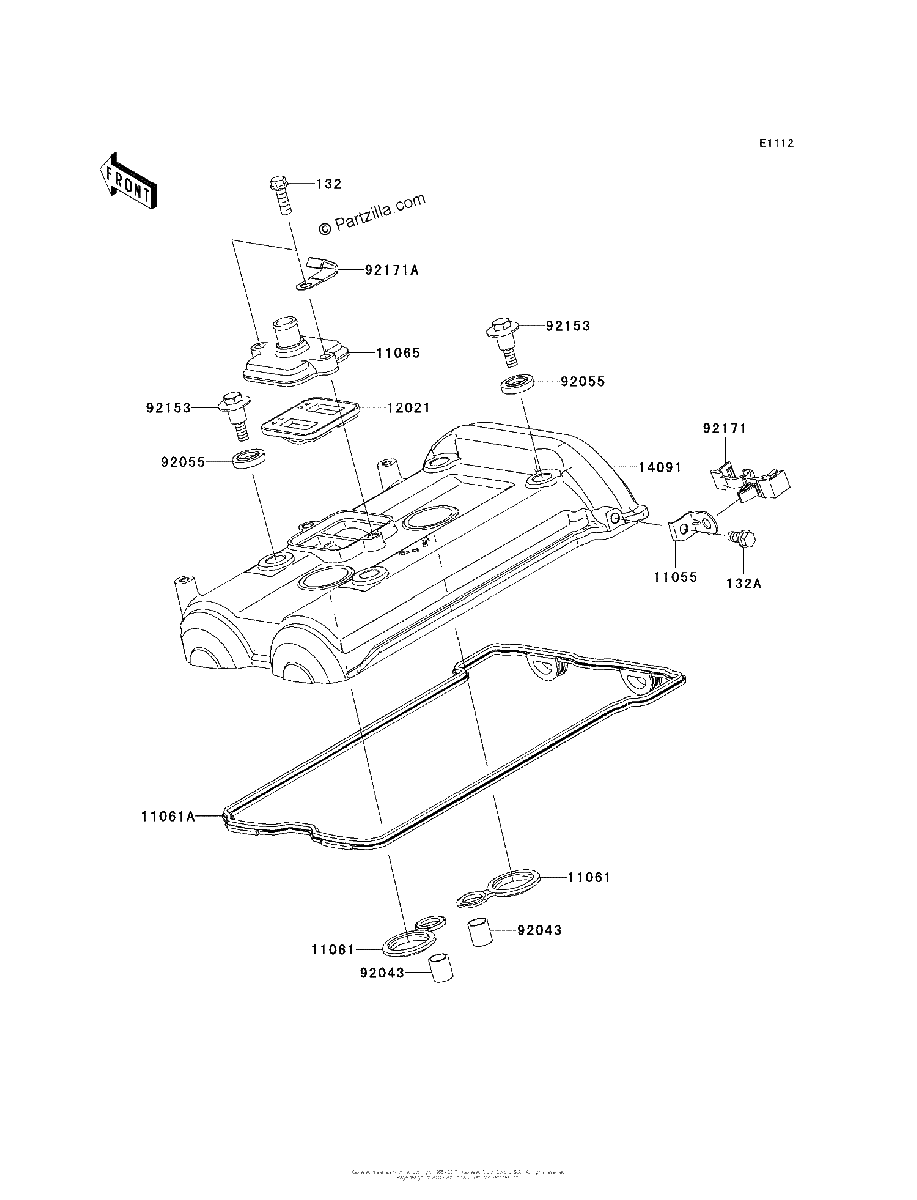 Diagrama de CYLINDER HEAD COVER