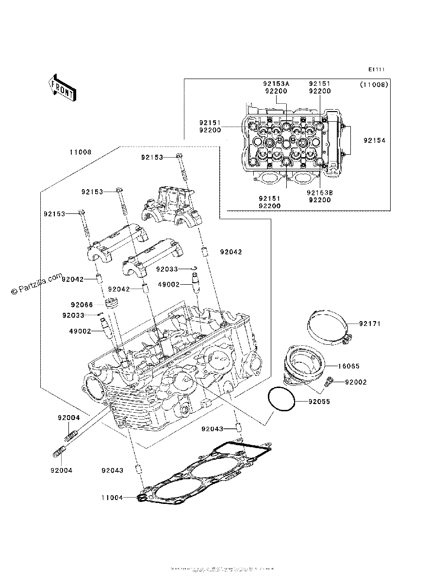 Diagrama de CYLINDER HEAD