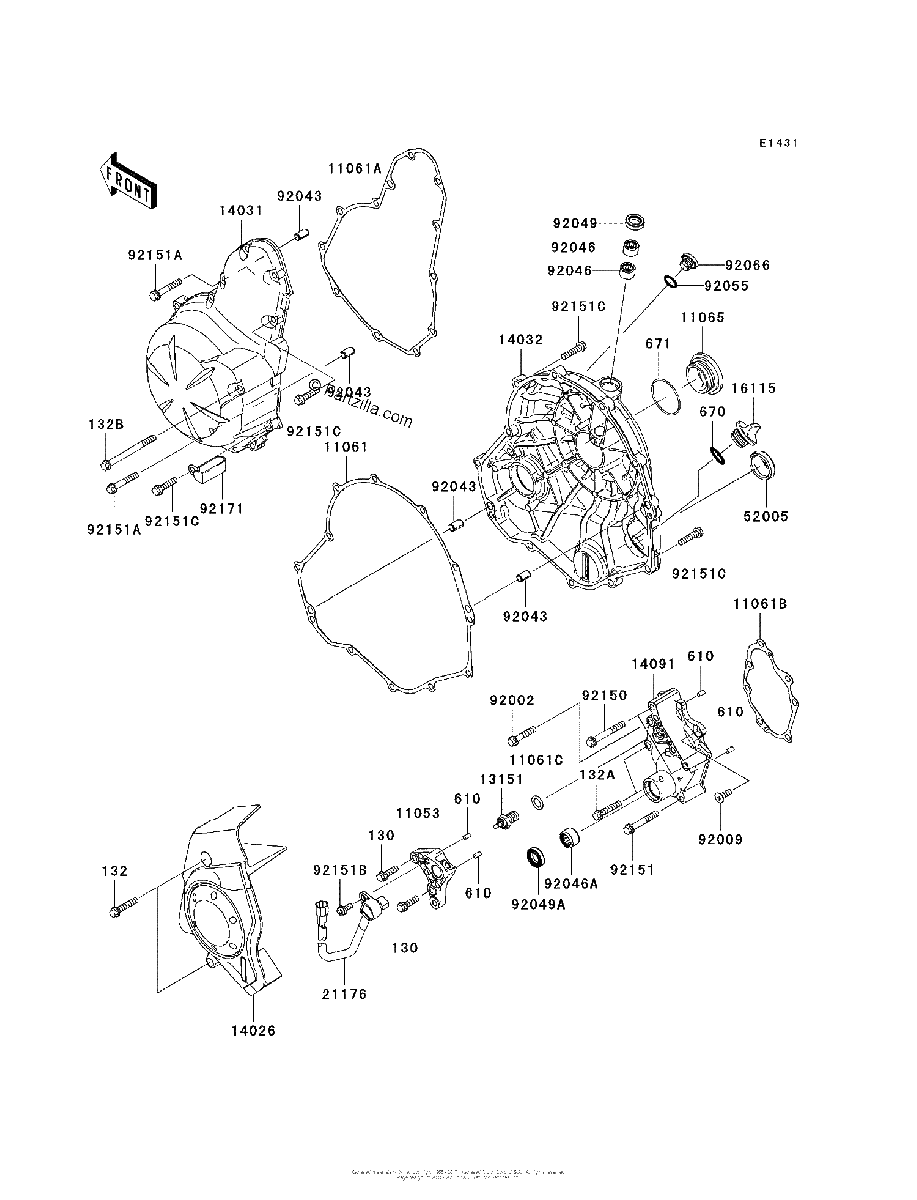 Diagrama de ENGINE COVER S