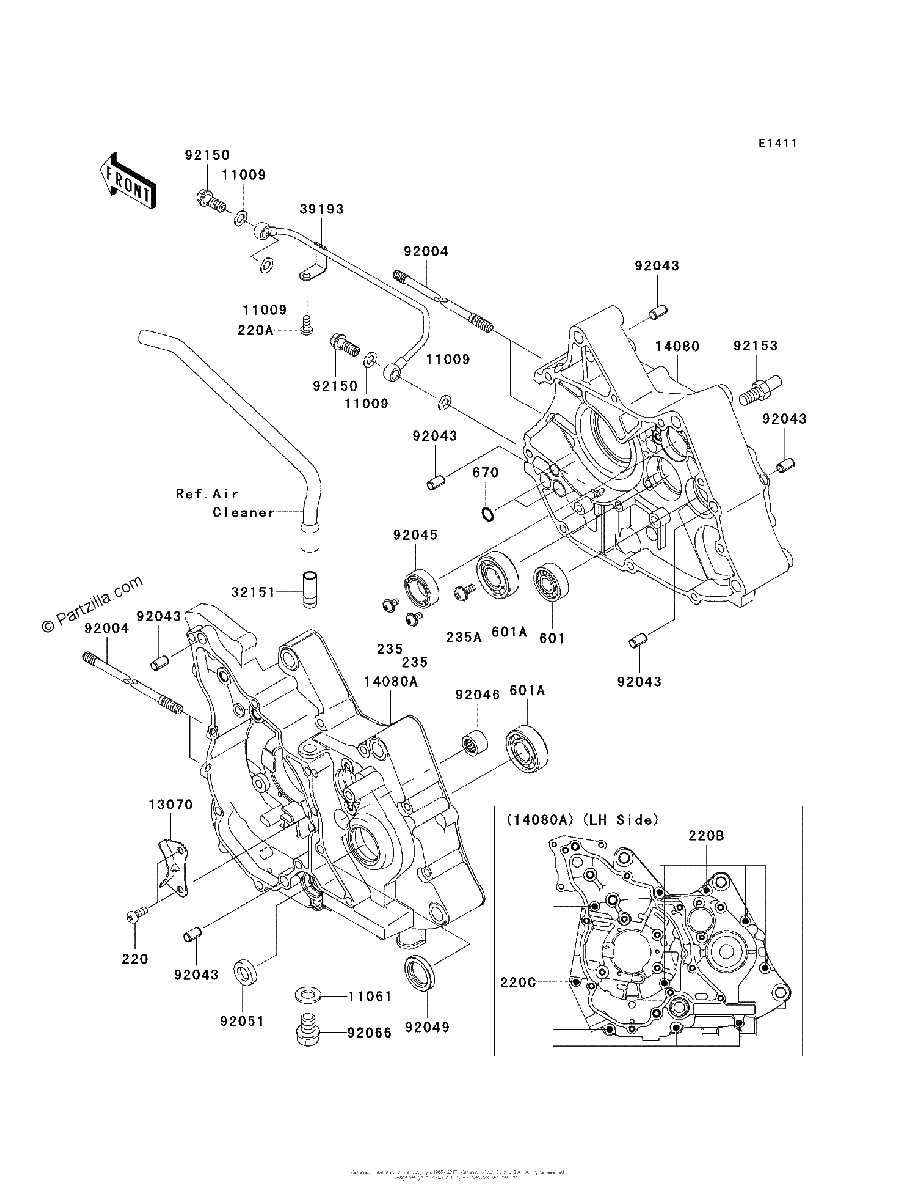 Diagrama de CRANKCASE