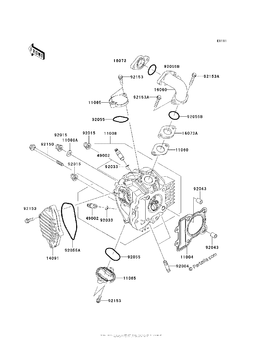 Diagrama de CYLINDER HEAD