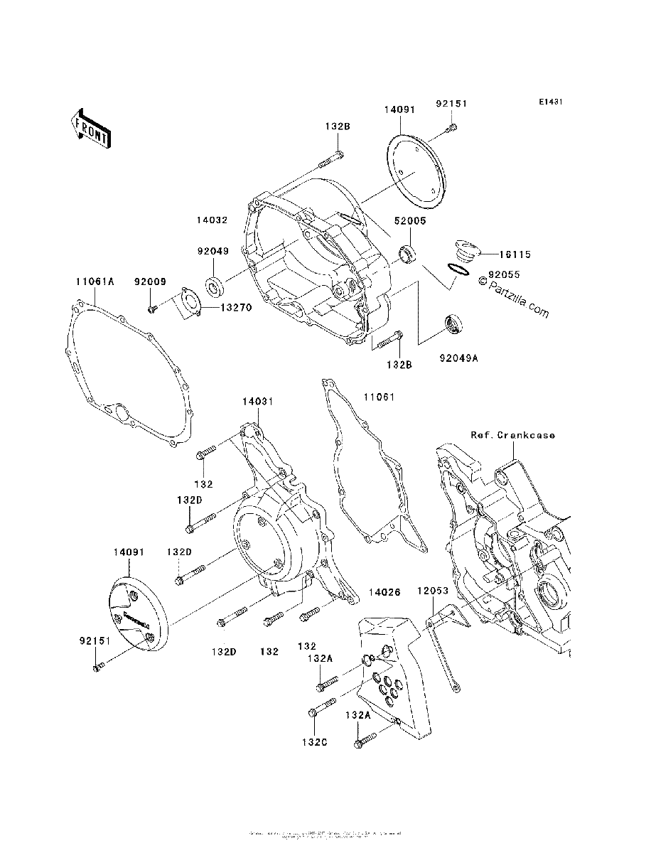 Diagrama de ENGINE COVER S