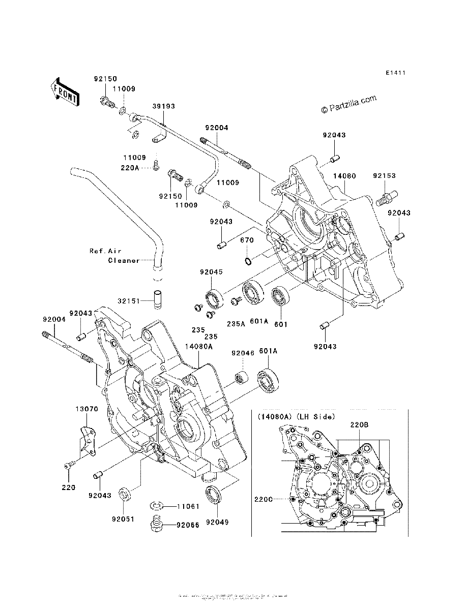 Diagrama de CRANKCASE