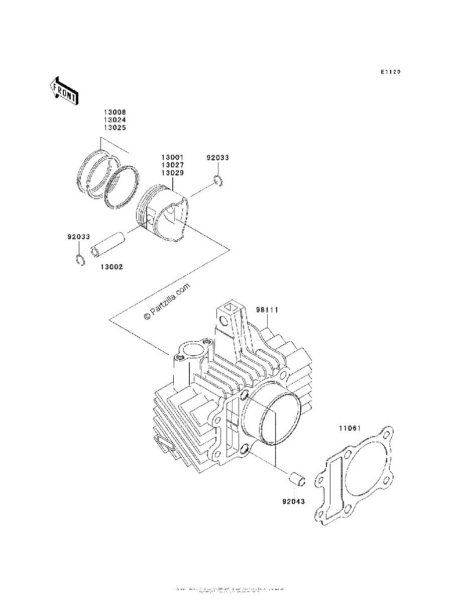 Diagrama de CYLINDER PISTON S