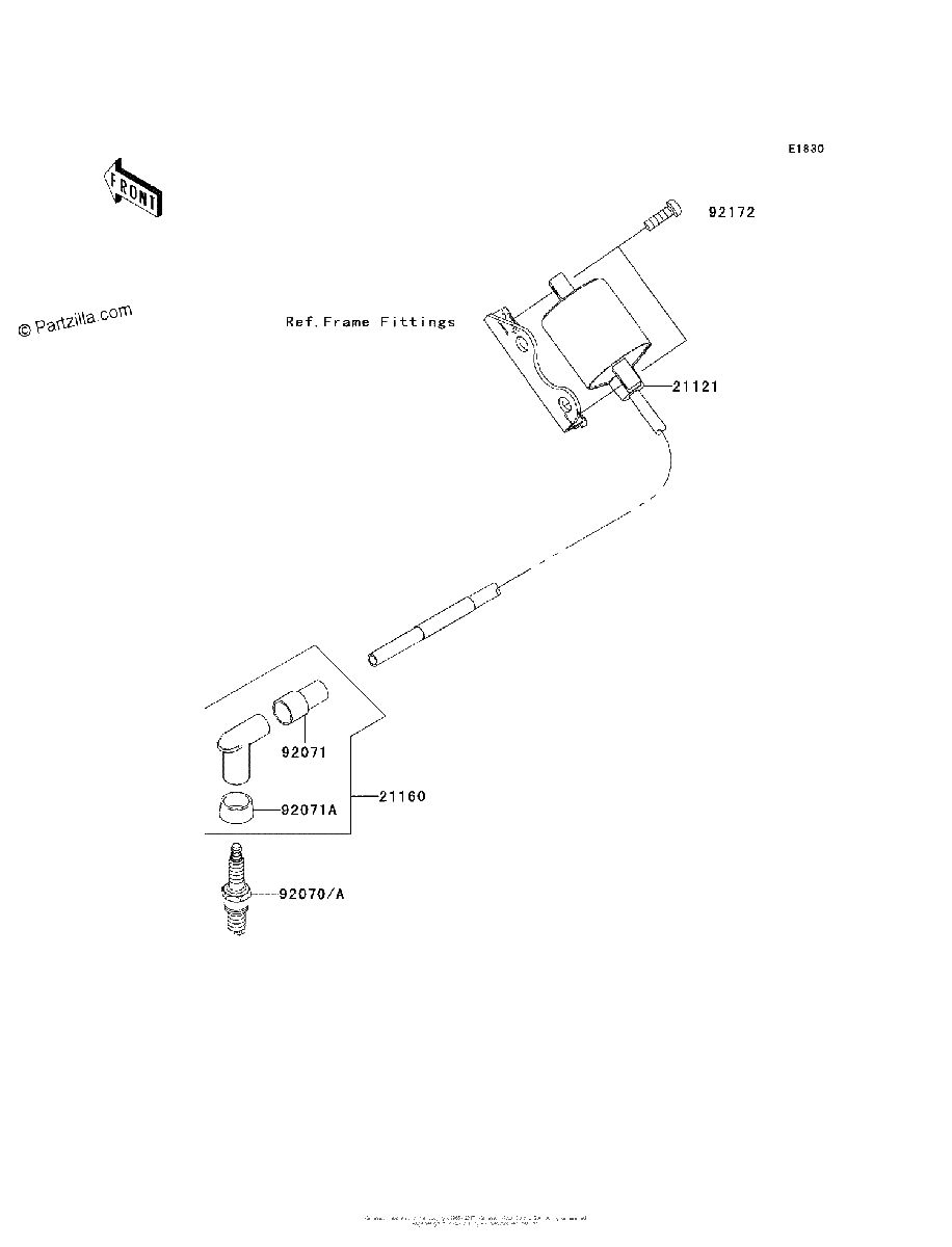 Diagrama de IGNITION SYSTEM