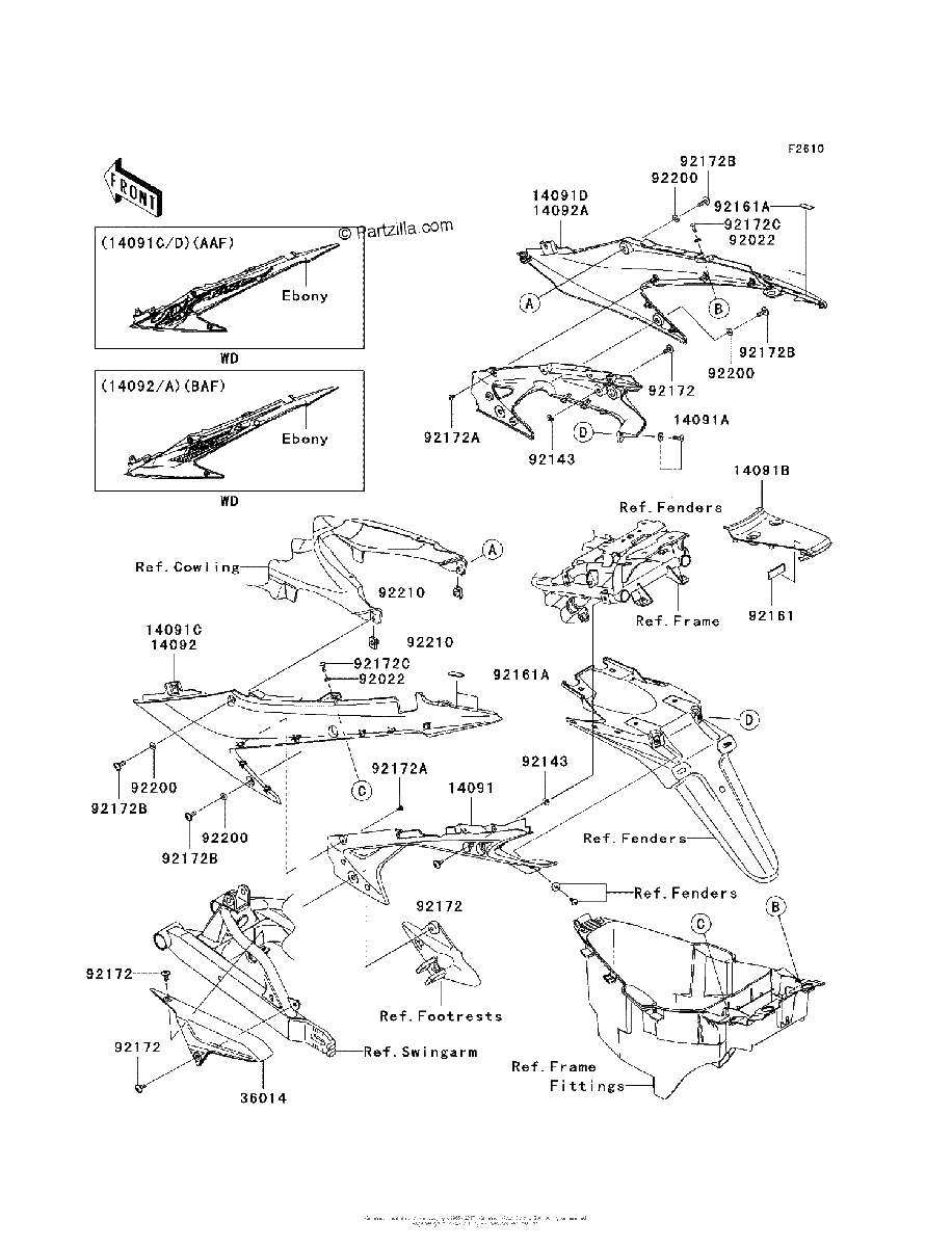 Diagrama de SIDE COVERS CHAIN COVER