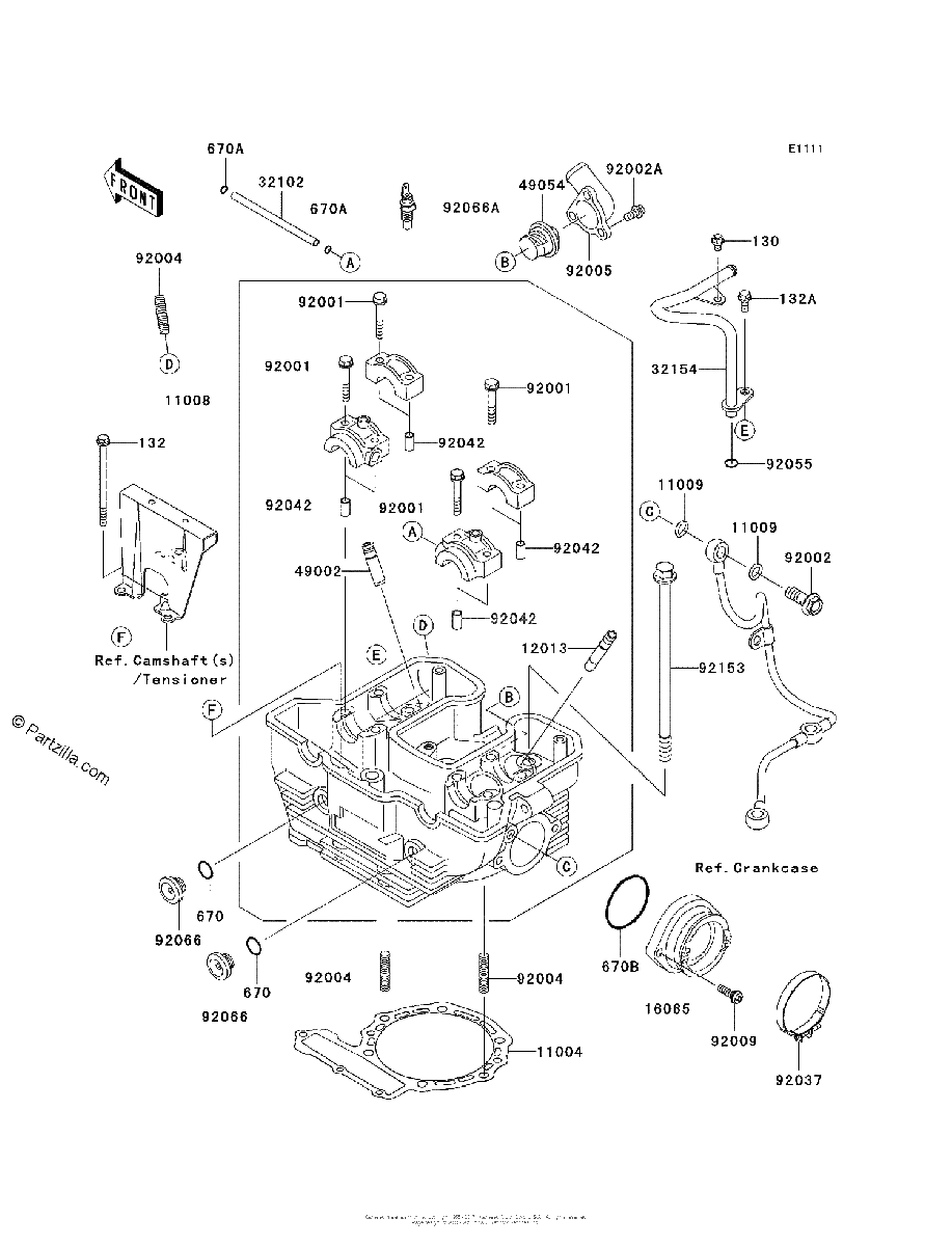 Diagrama de CYLINDER HEAD