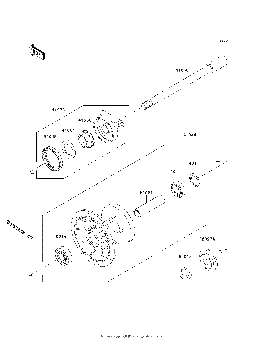 Diagrama de FRONT HUB