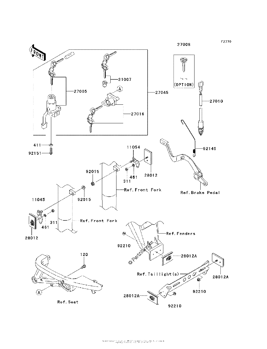 Diagrama de IGNITION SWITCH