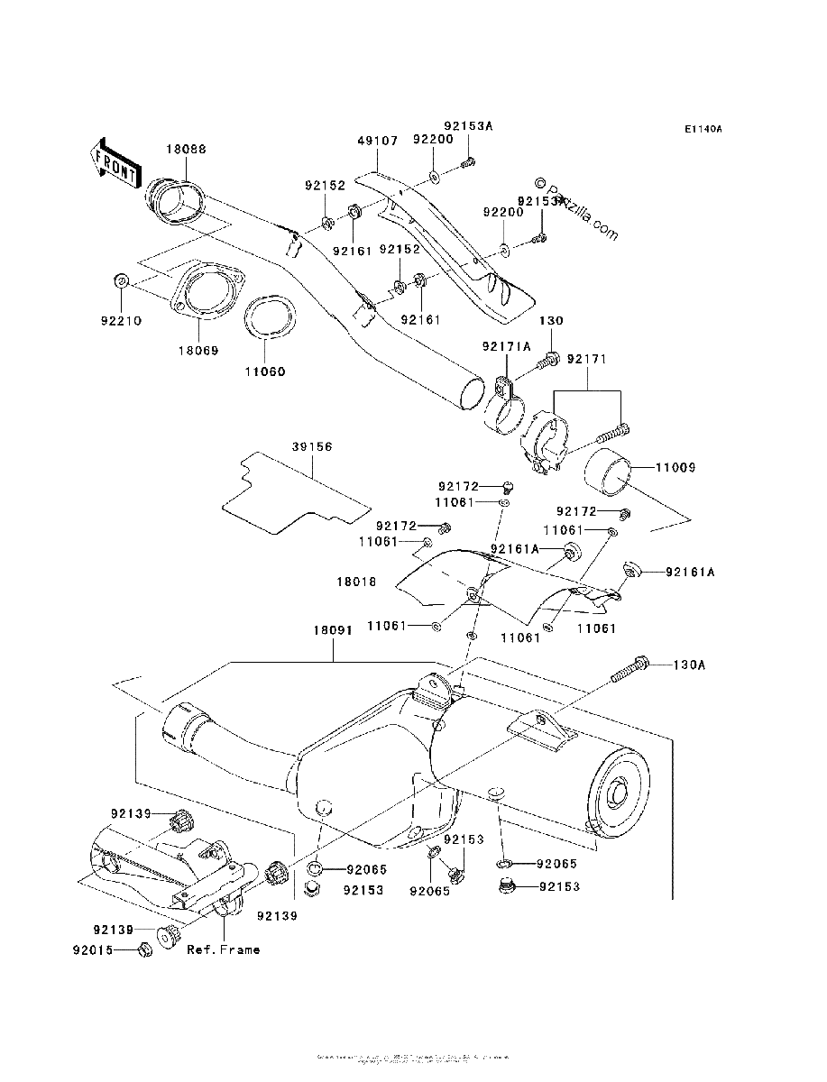 Diagrama de MUFFLER S EAF