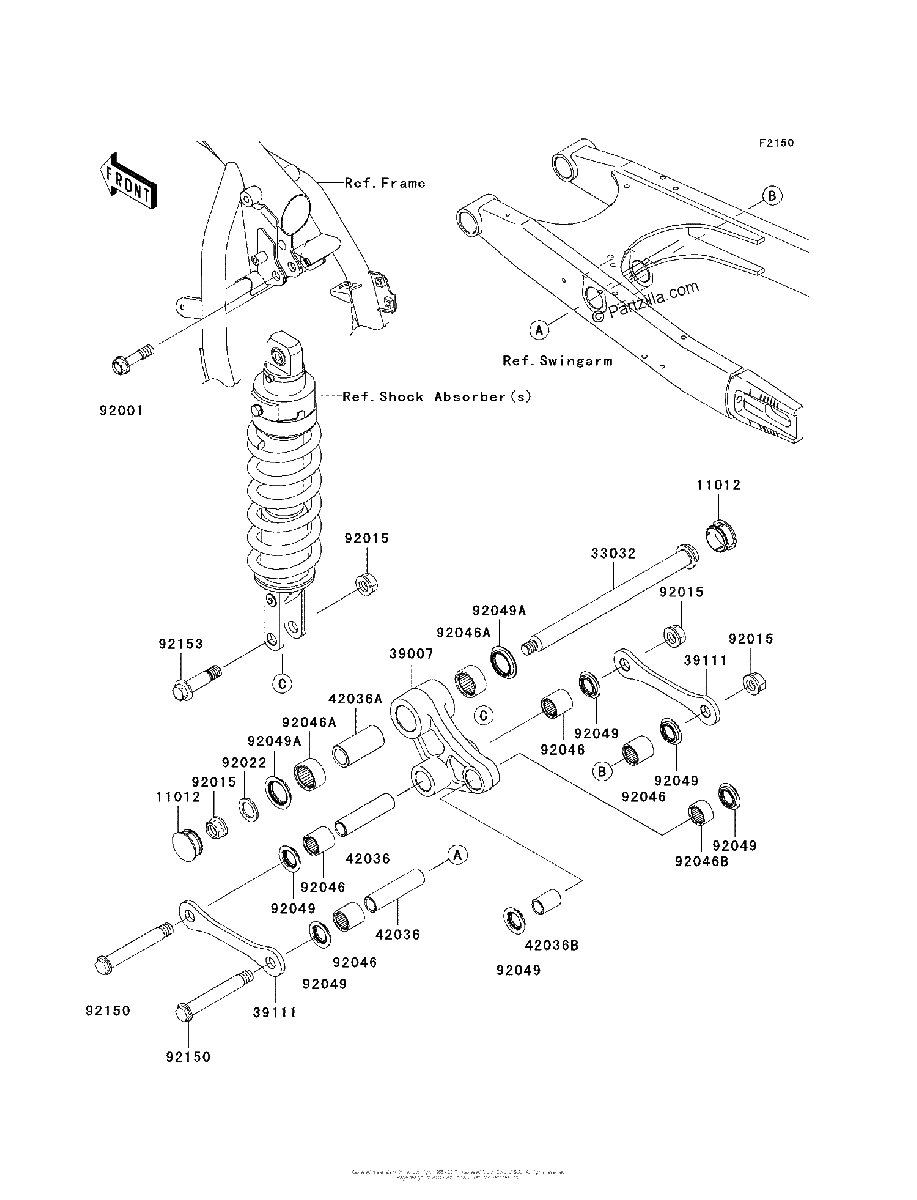 Diagrama de REAR SUSPENSION