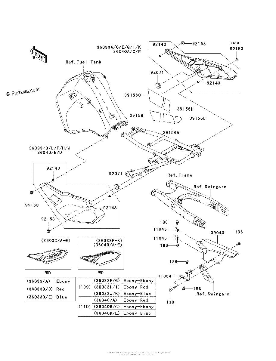 Diagrama de SIDE COVERS CHAIN COVER