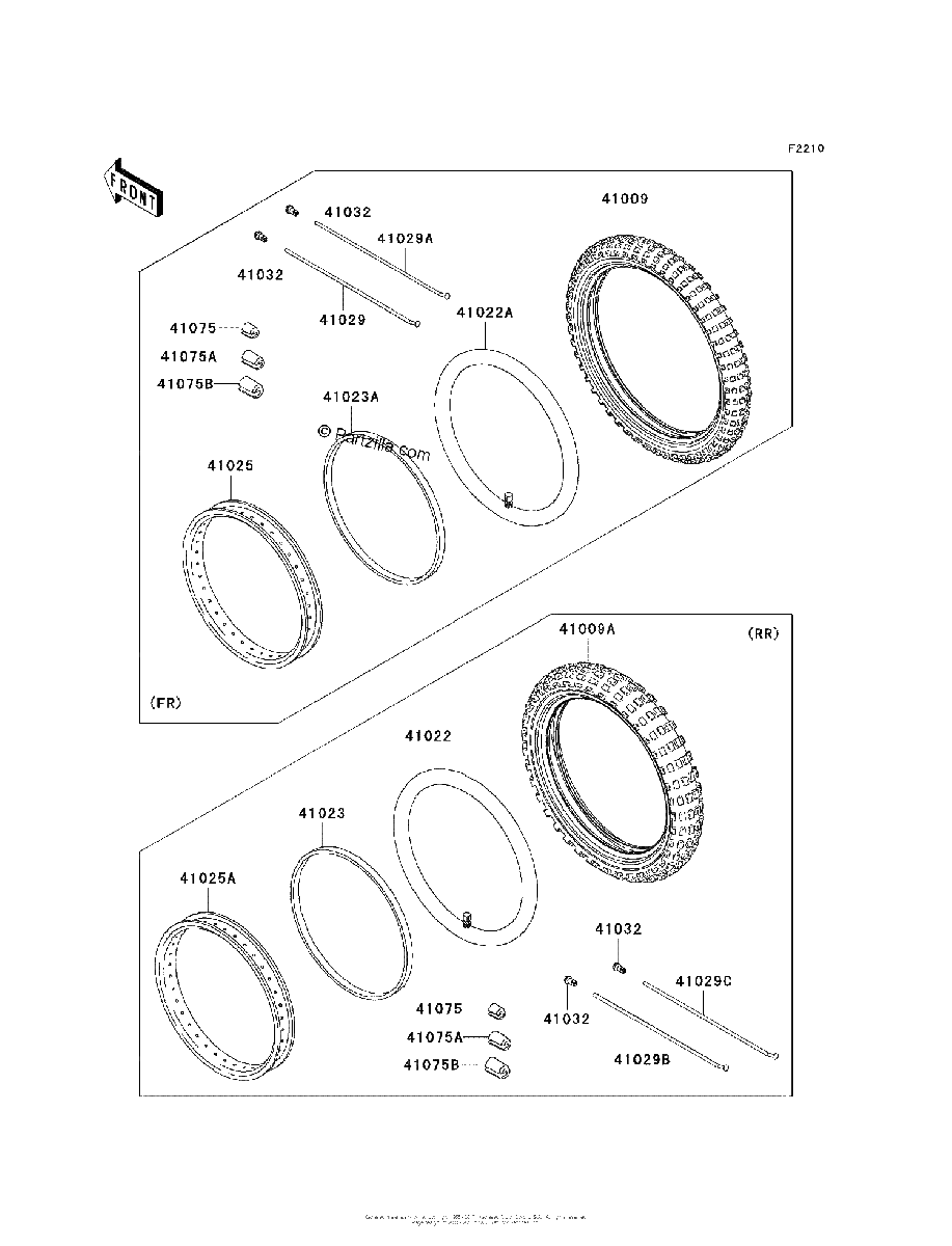 Diagrama de WHEELS TIRES