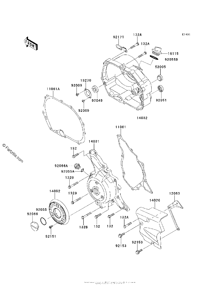 Diagrama de ENGINE COVER S