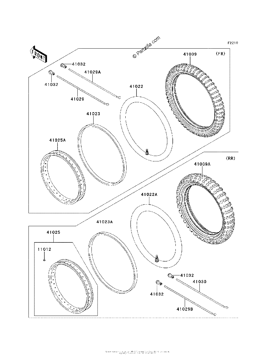Diagrama de WHEELS TIRES