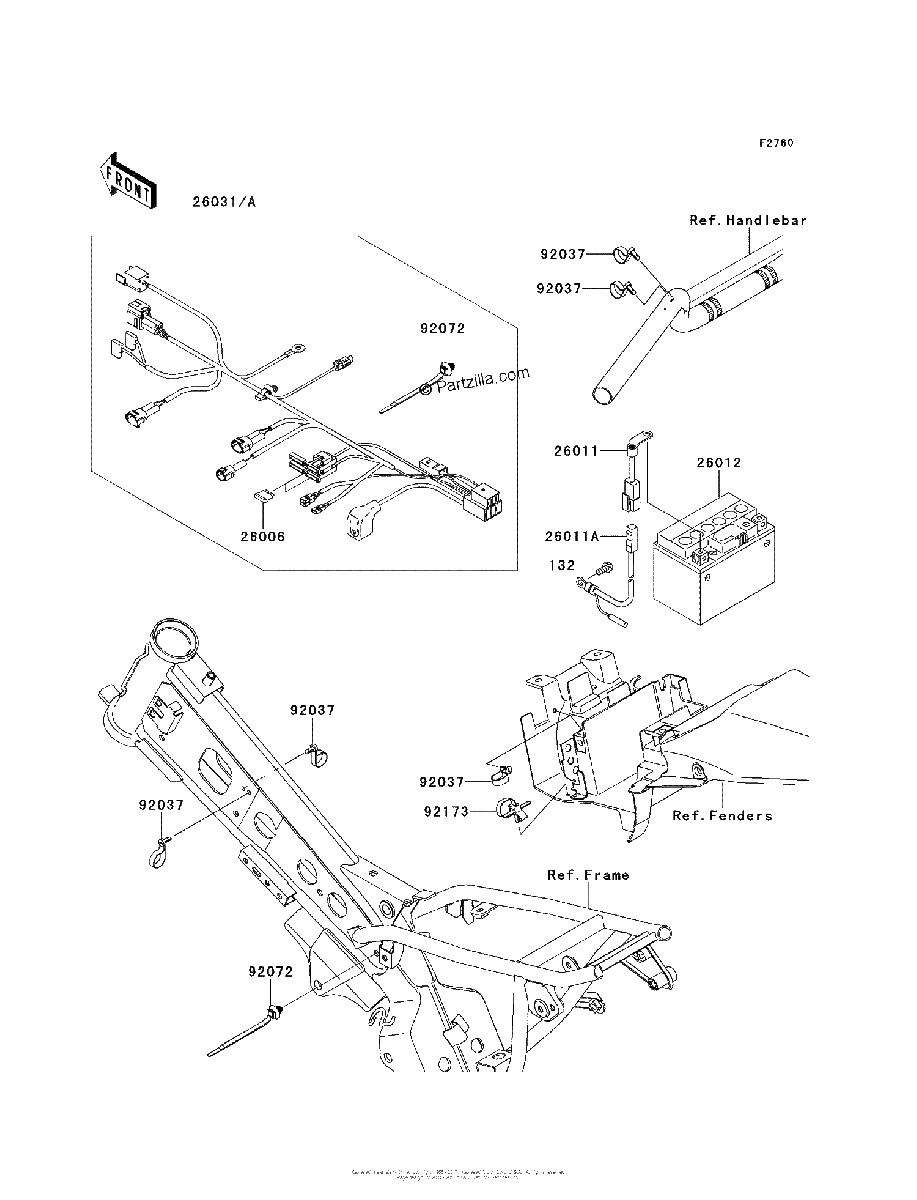 Diagrama de CHASSIS ELECTRICAL EQUIPMENT