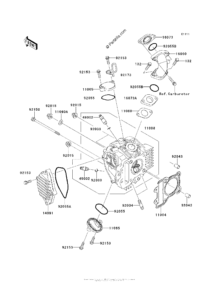 Diagrama de CYLINDER HEAD