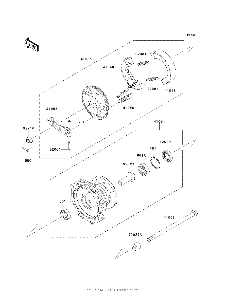 Diagrama de FRONT HUB