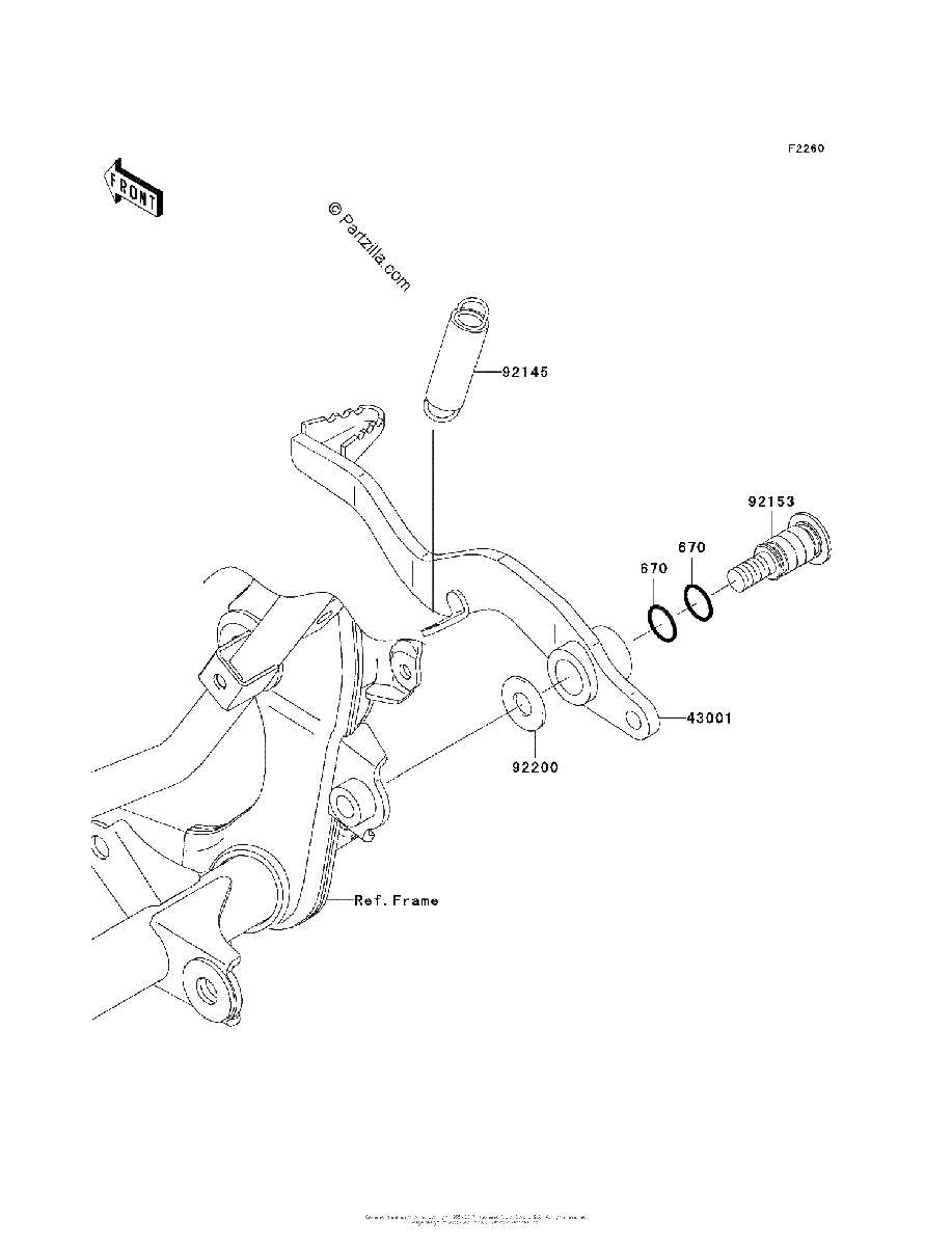 Diagrama de BRAKE PEDAL