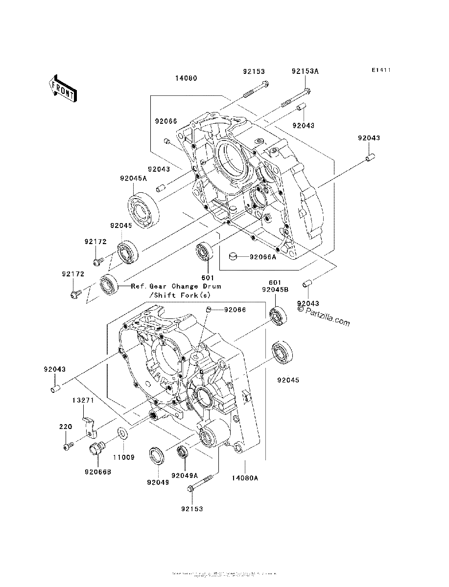 Diagrama de CRANKCASE