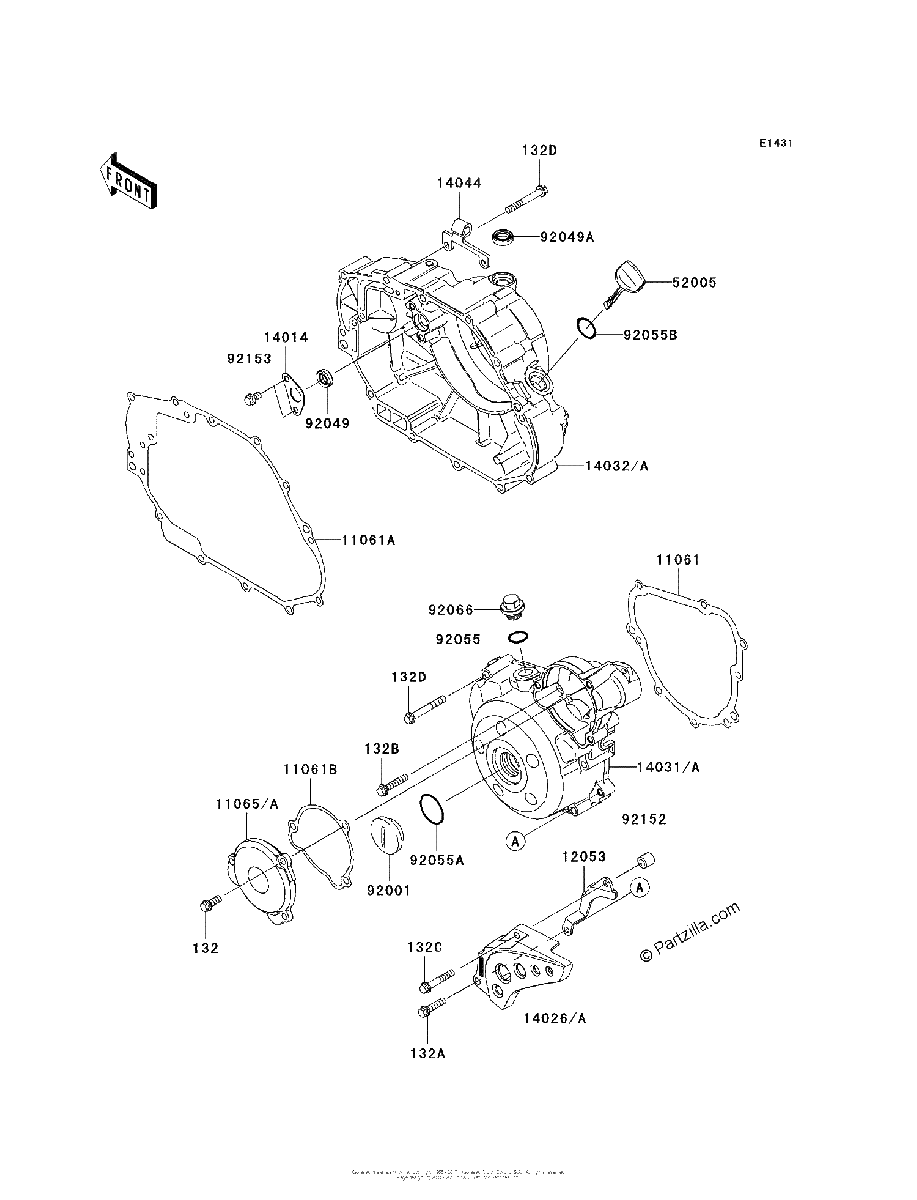 Diagrama de ENGINE COVER S