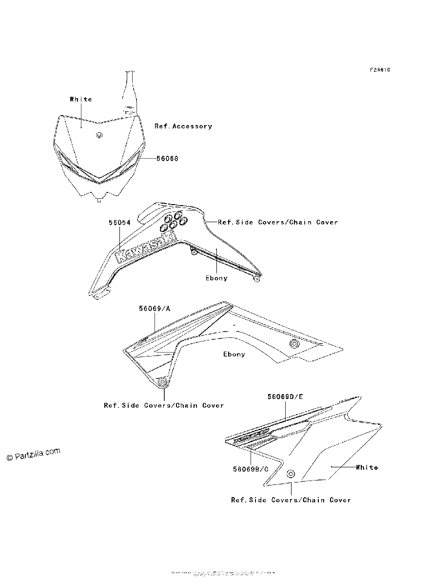 Diagrama de DECALS GREEN BAF