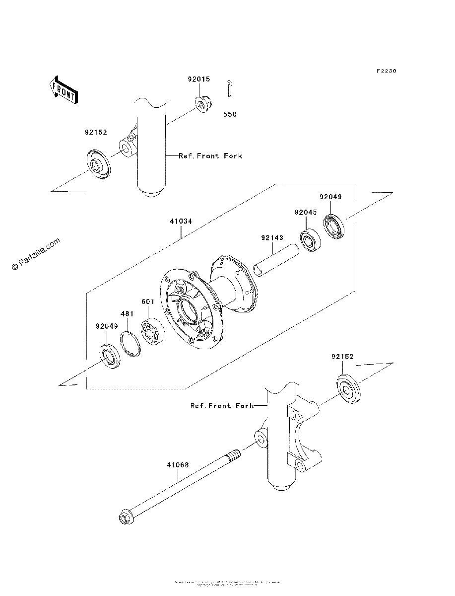 Diagrama de FRONT HUB