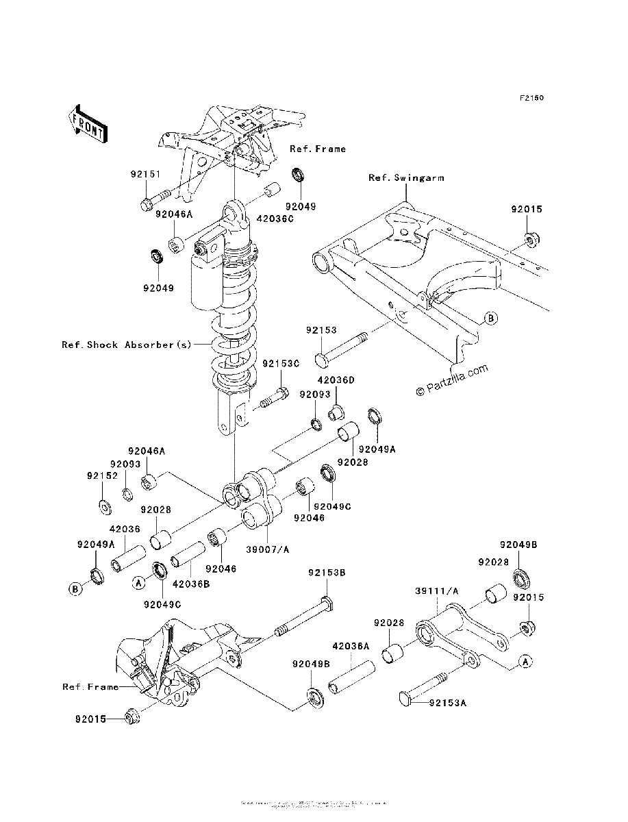 Diagrama de REAR SUSPENSION