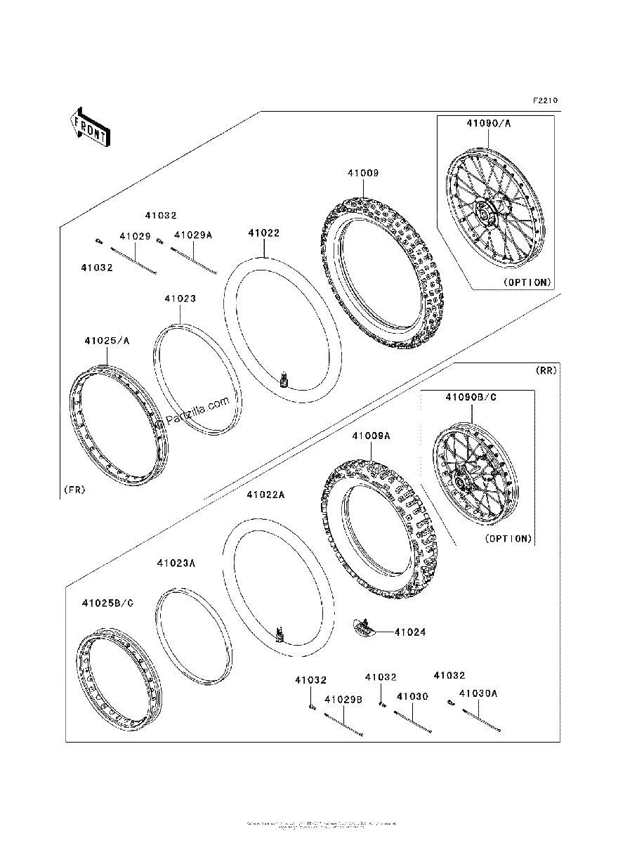 Diagrama de WHEELS TIRES