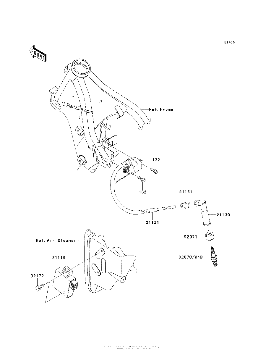 Diagrama de IGNITION SYSTEM