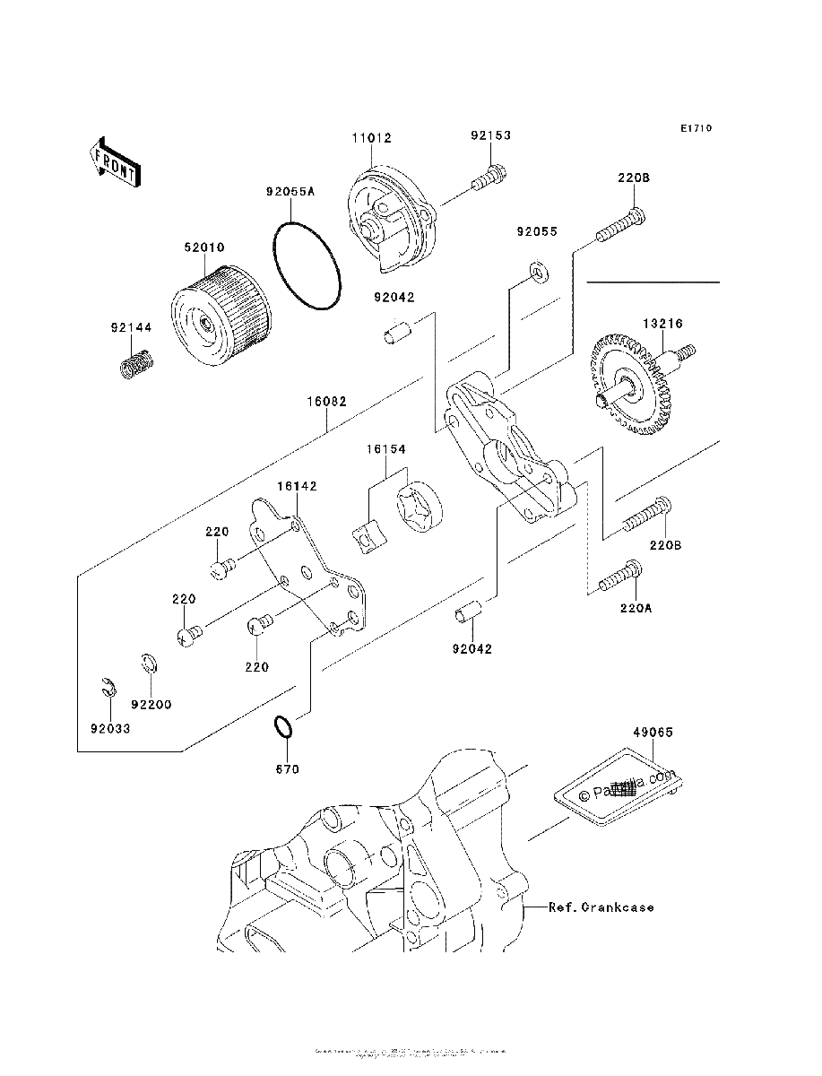Diagrama de OIL PUMP