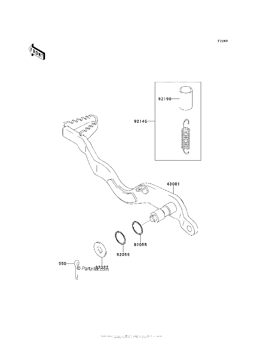 Diagrama de BRAKE PEDAL